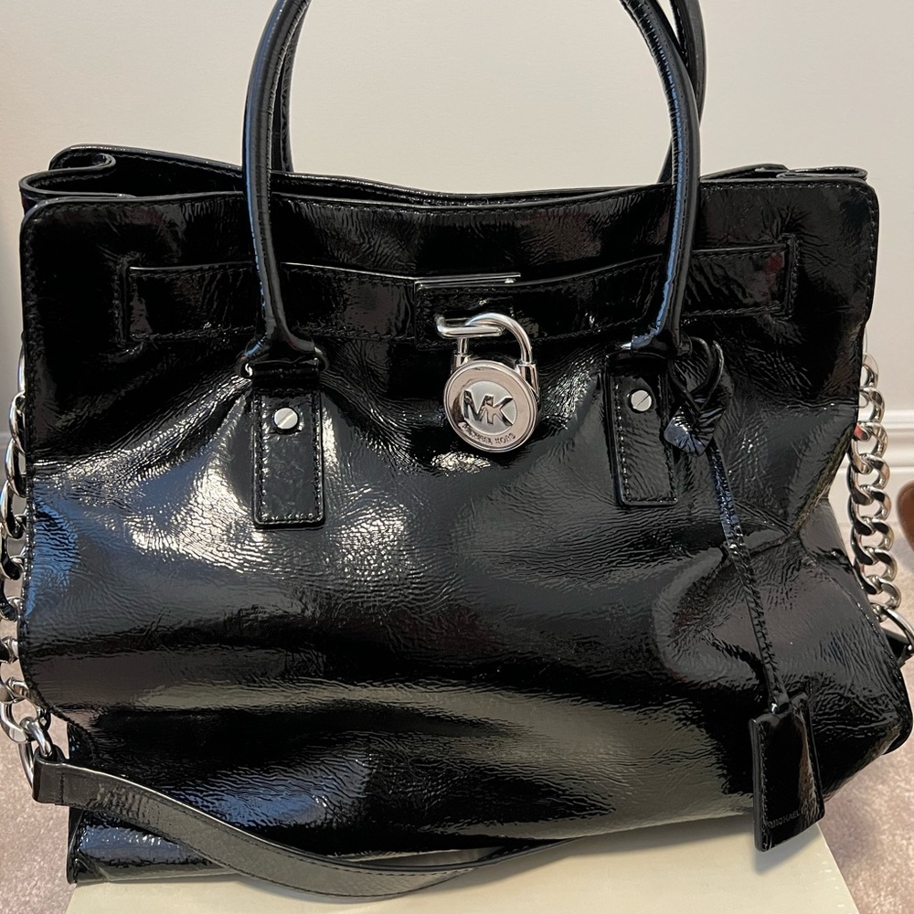 Michael Kors Patent Leather Hamilton
